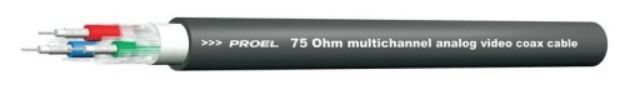 Picture of Proel Bulk Video Cable 3 Way Coaxial RGB 75 Ohm