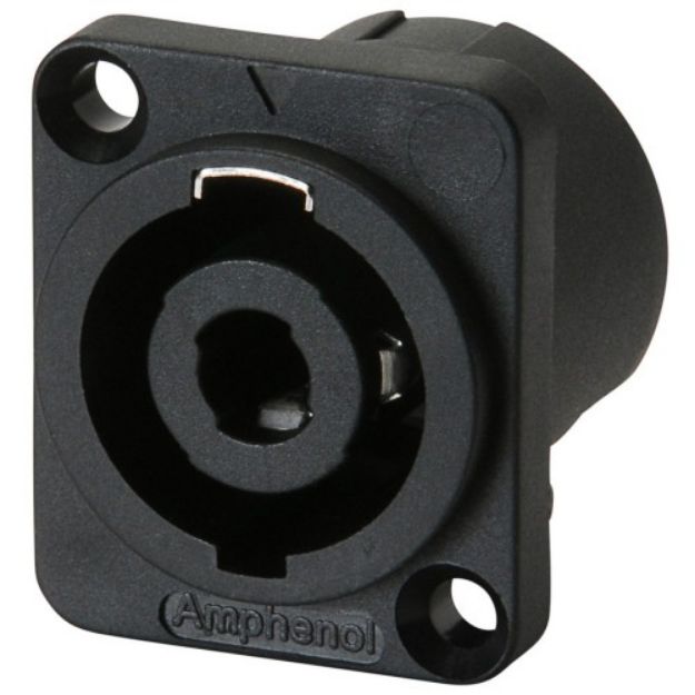 Picture of Amphenol Speakon Connector 4 Pin Panel Mount MALE