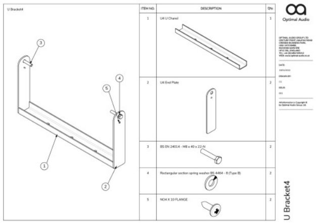 Picture of Optimal U Bracket for Cuboid 15
