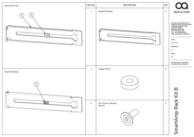 Picture of Optimal SmartAmp rear rack support kit